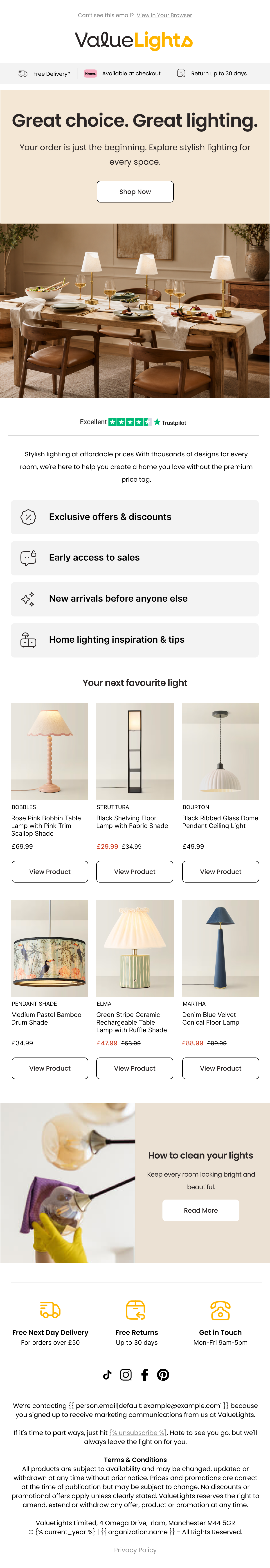 Checkout opt-in welcome email — design one